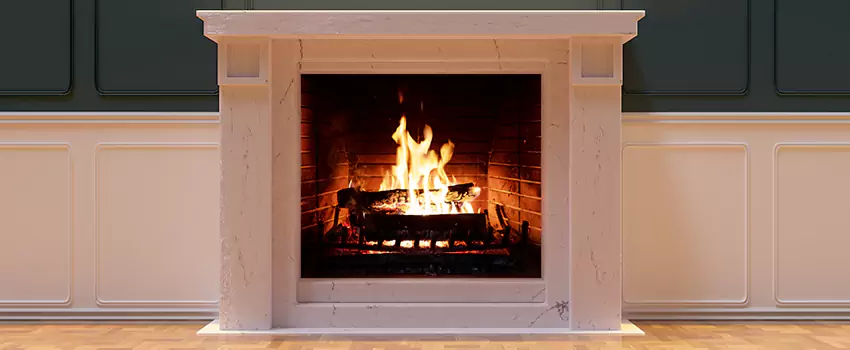 Decorative Electric Fireplace Installation in West Palm Beach, Florida