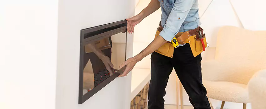 Metal Fireplace Installation in West Palm Beach, Florida