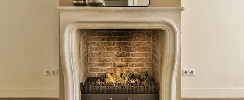 Vintage-style Fireplace Redesign in West Palm Beach, Florida