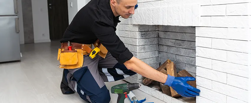 Fireplace Damaged Damper Frame Repair Services in West Palm Beach, Florida
