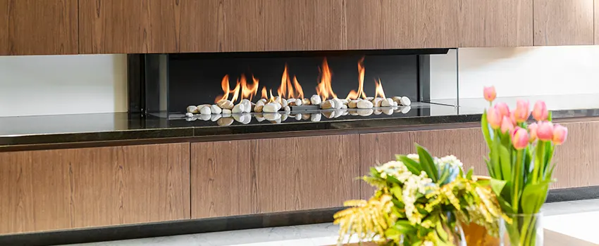 Double-height Fireplace Design Refurbishment in West Palm Beach, Florida