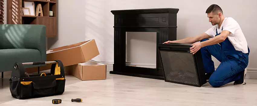 Old Rusted Metal Fireplace Repair And Replacement in West Palm Beach, FL